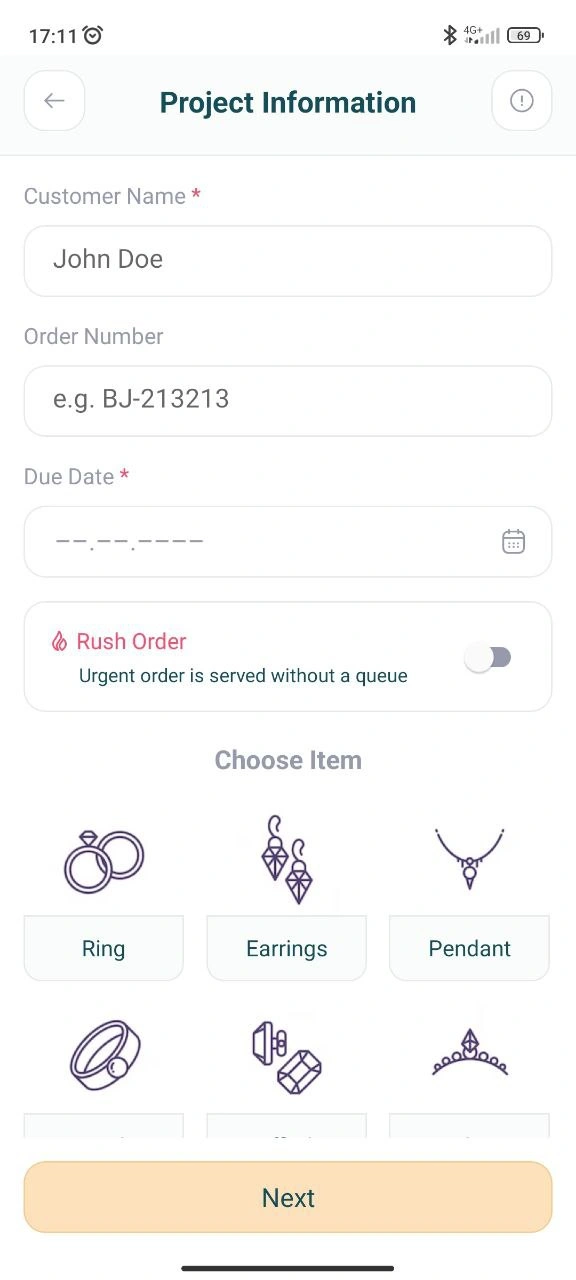 Client app detail crop